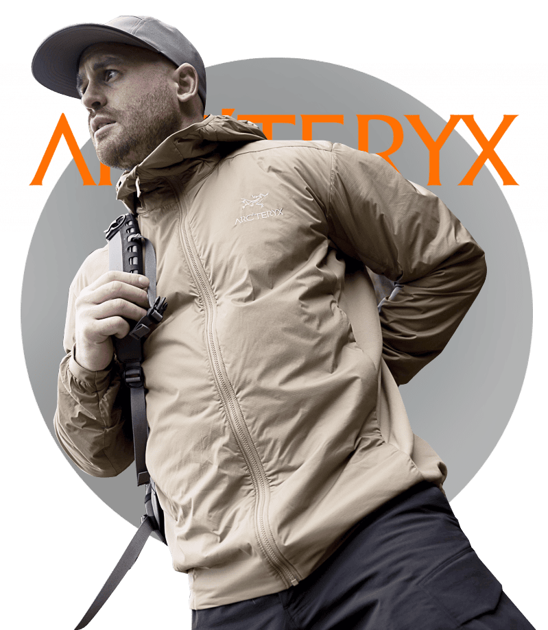 Любые outdoor активности вместе с Arcteryx Любые outdoor активности вместе с Arcteryx