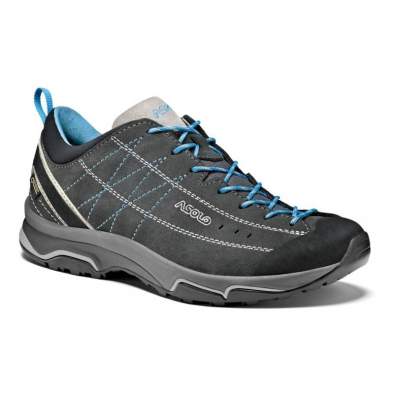 Купить Asolo Hiking Nucleon GV ML, Graphite Silver-Cyan Blue Asolo Hiking Nucleon GV ML, Graphite Silver-Cyan Blue