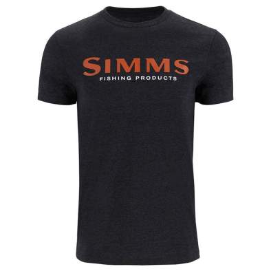 Купить Simms Logo T-Shirt, Dark Gunmetal Heather Simms Logo T-Shirt, Dark Gunmetal Heather