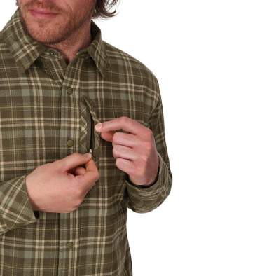 Купить Simms ColdWeather Shacket, Schooner Plaid Loden Simms ColdWeather Shacket, Schooner Plaid Loden