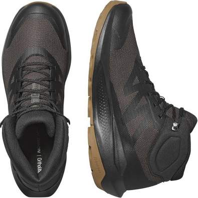 Купить Salomon ELIXIR TOUR MID WP, Phantom-Black-Asphalt Salomon ELIXIR TOUR MID WP, Phantom-Black-Asphalt